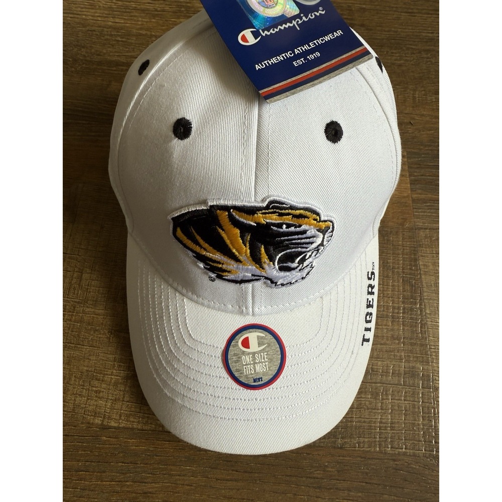 UNIVERSITY OF MISSOURI Champion White Structured Hat